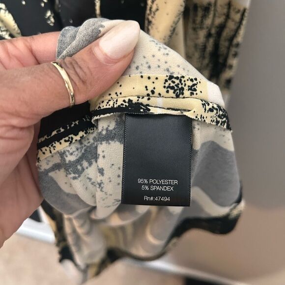 Norma Kamali Printed Boat Neck Dress - Picture 6 of 6